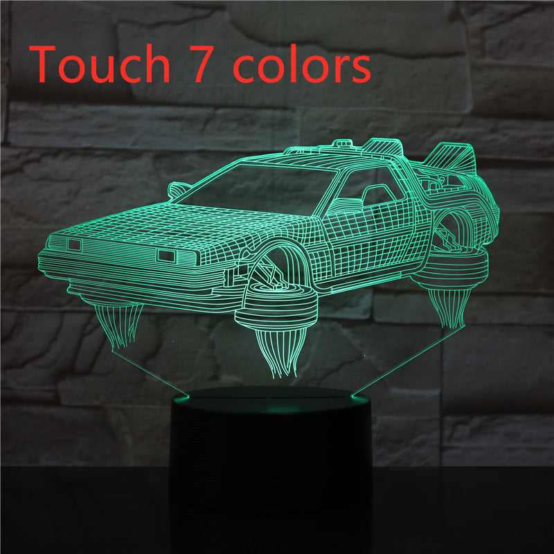 Colorful 3D visual gift table lamp