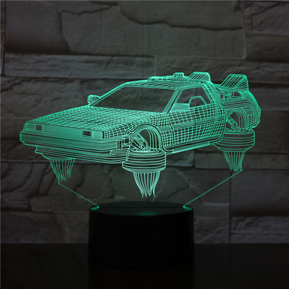 Colorful 3D visual gift table lamp