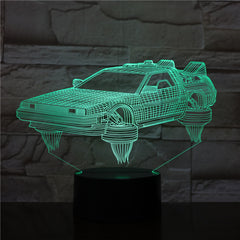 Colorful 3D visual gift table lamp