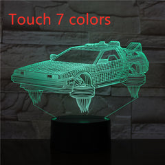 Colorful 3D visual gift table lamp
