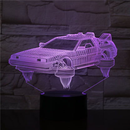 Colorful 3D visual gift table lamp