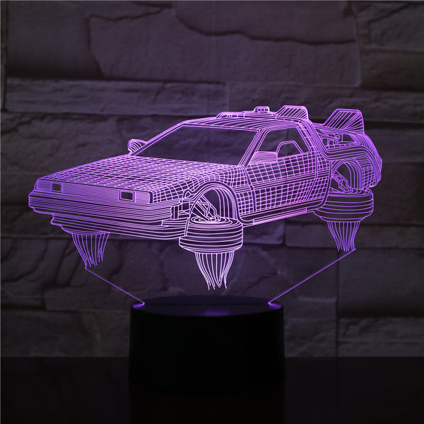 Colorful 3D visual gift table lamp
