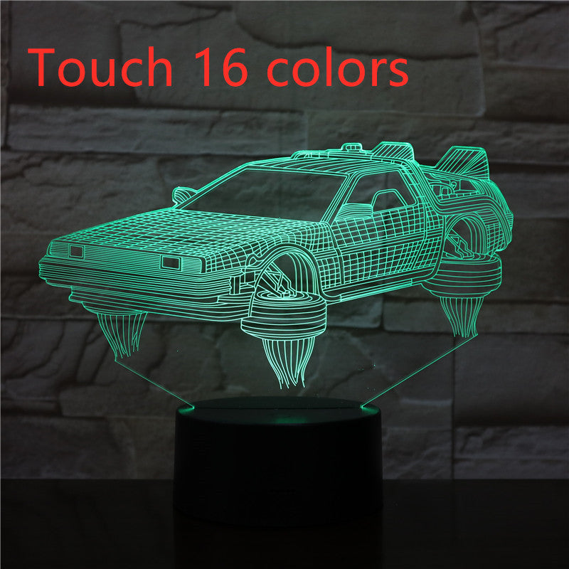 Colorful 3D visual gift table lamp